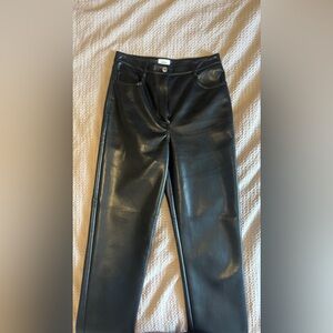 Aritzia Wilfred Faux Leather Pants